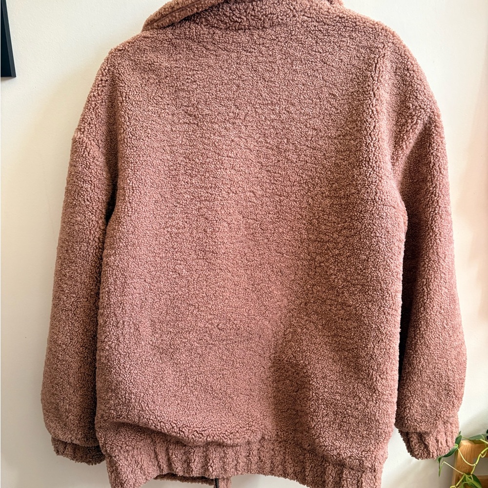 UpWest Mauve Sherpa Jacket - Picture 2 of 3